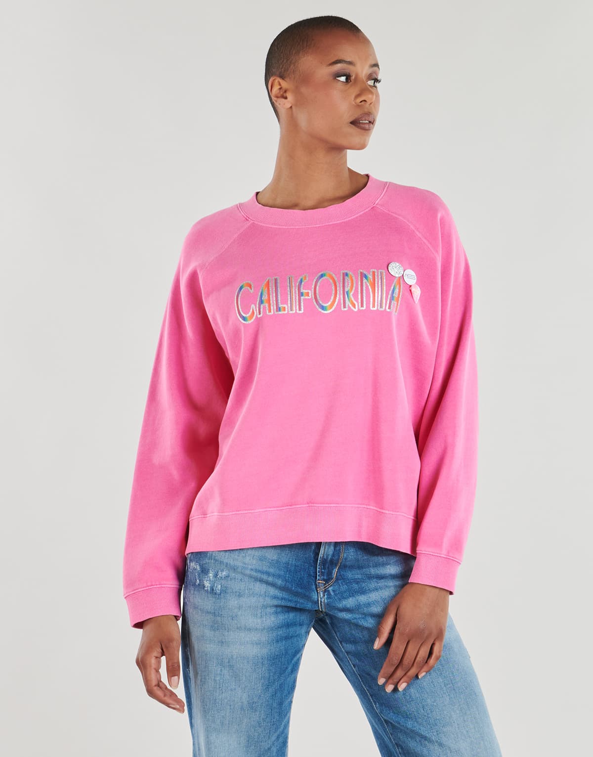 Women's Sweatshirts Newtone Pink