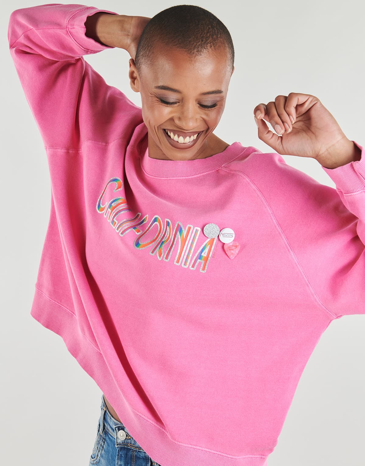 Women's Sweatshirts Newtone Pink