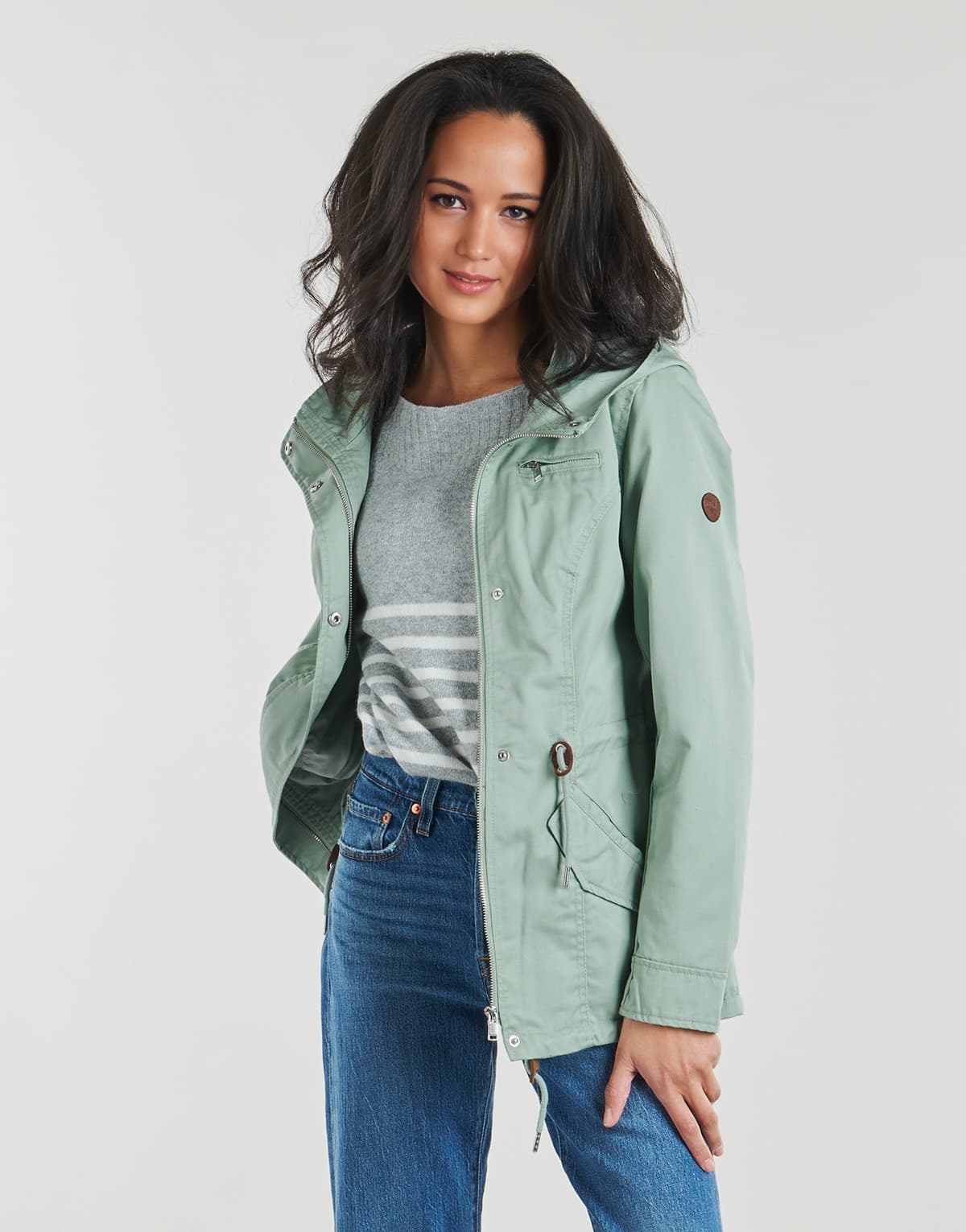 Women's Parkas Only Blue