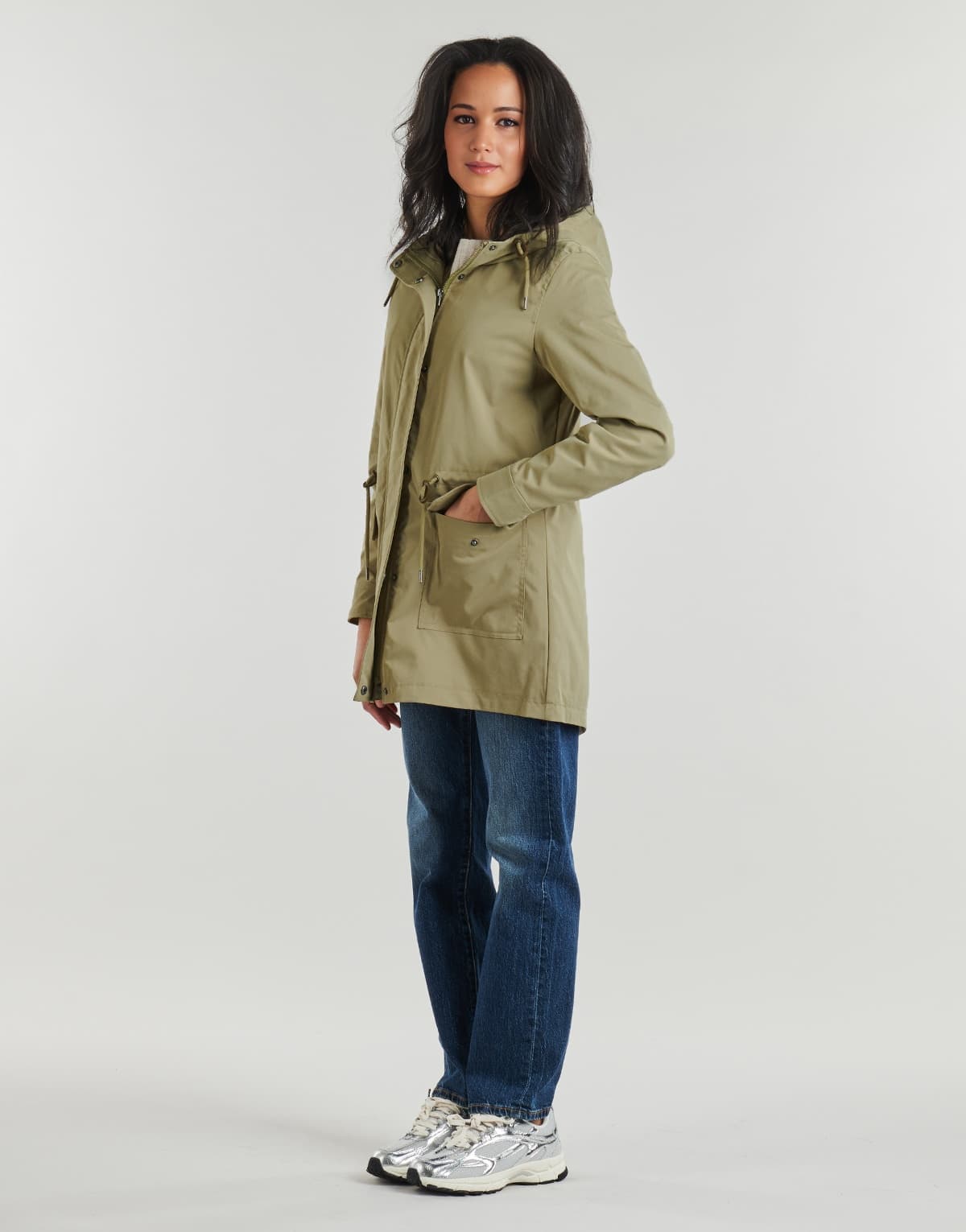 Women's Parkas Only Green