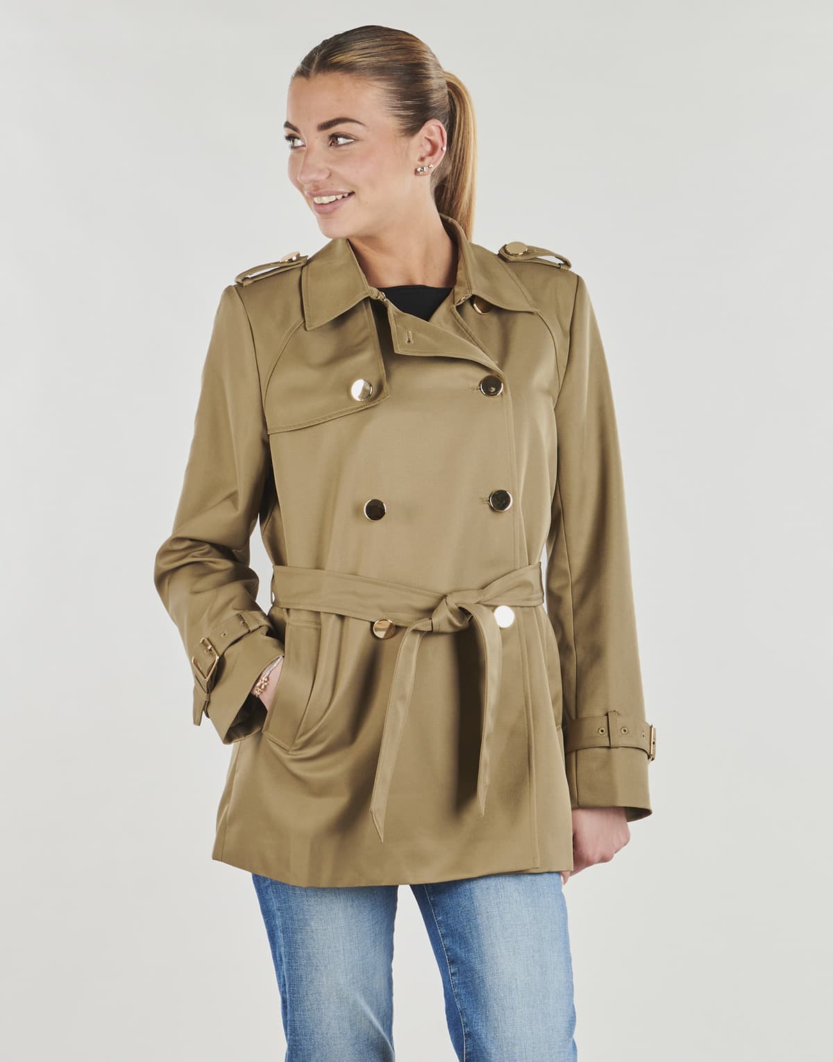 Women's Coats Only Khaki