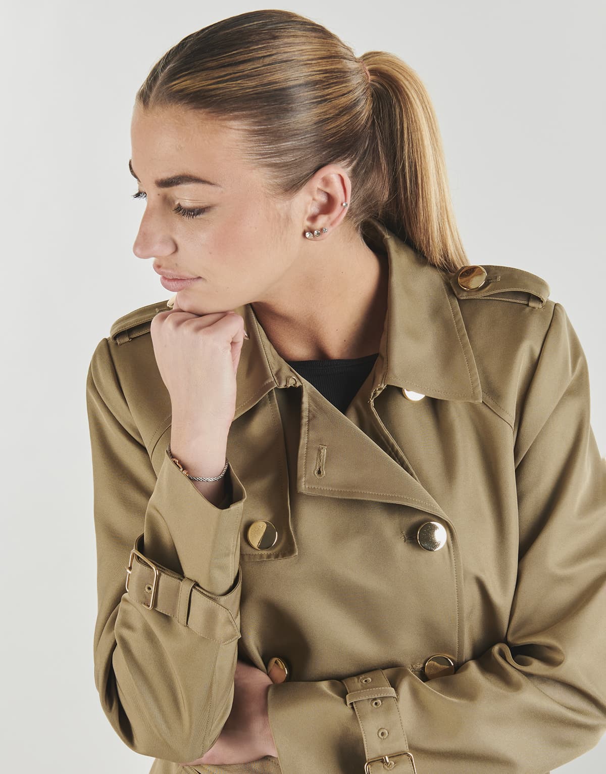Women's Coats Only Khaki