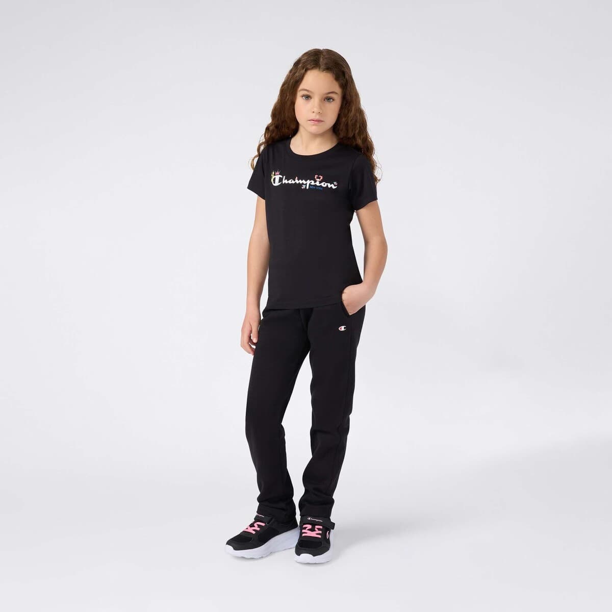 Girls' Pants Champion Black