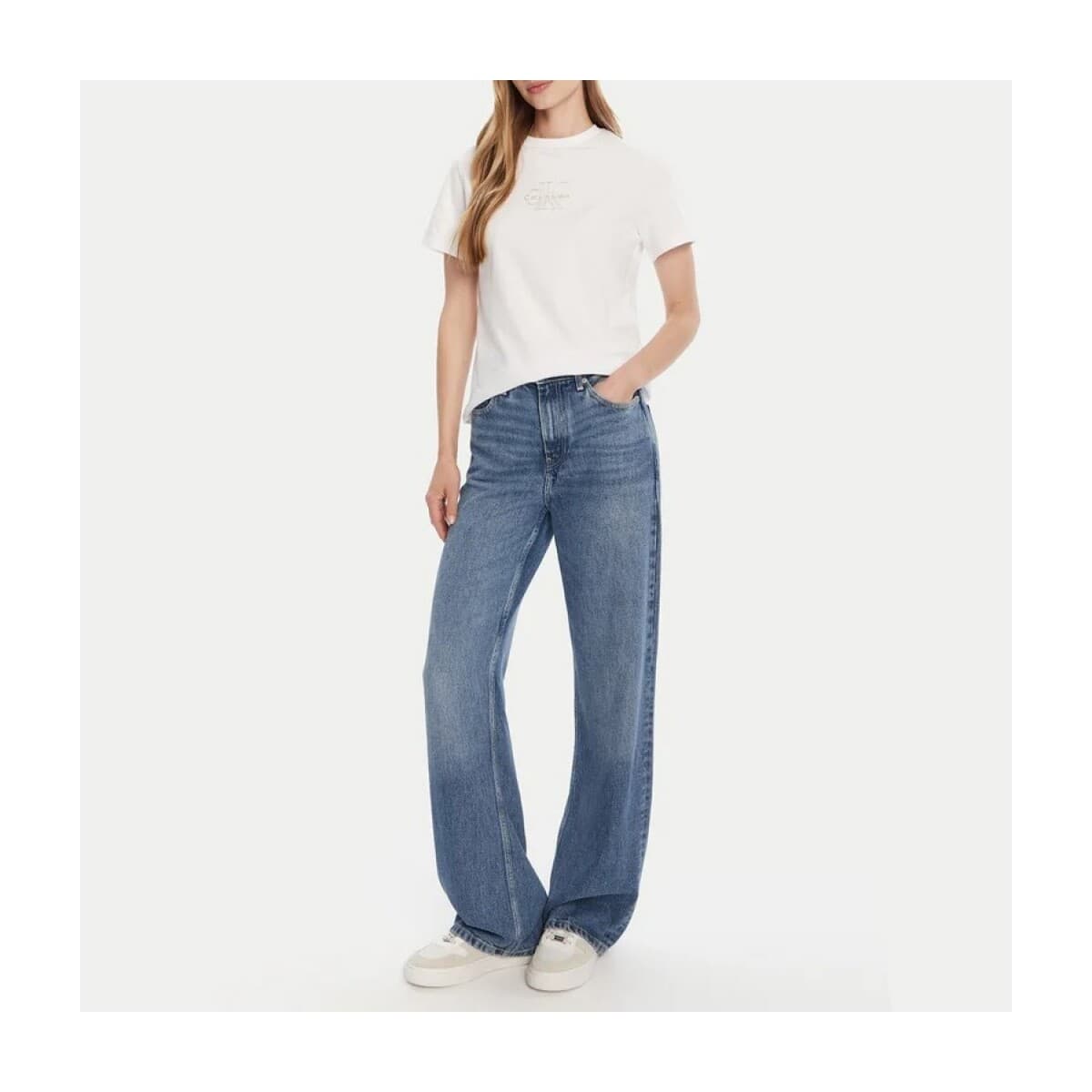 Women's T-Shirts Calvin Klein White