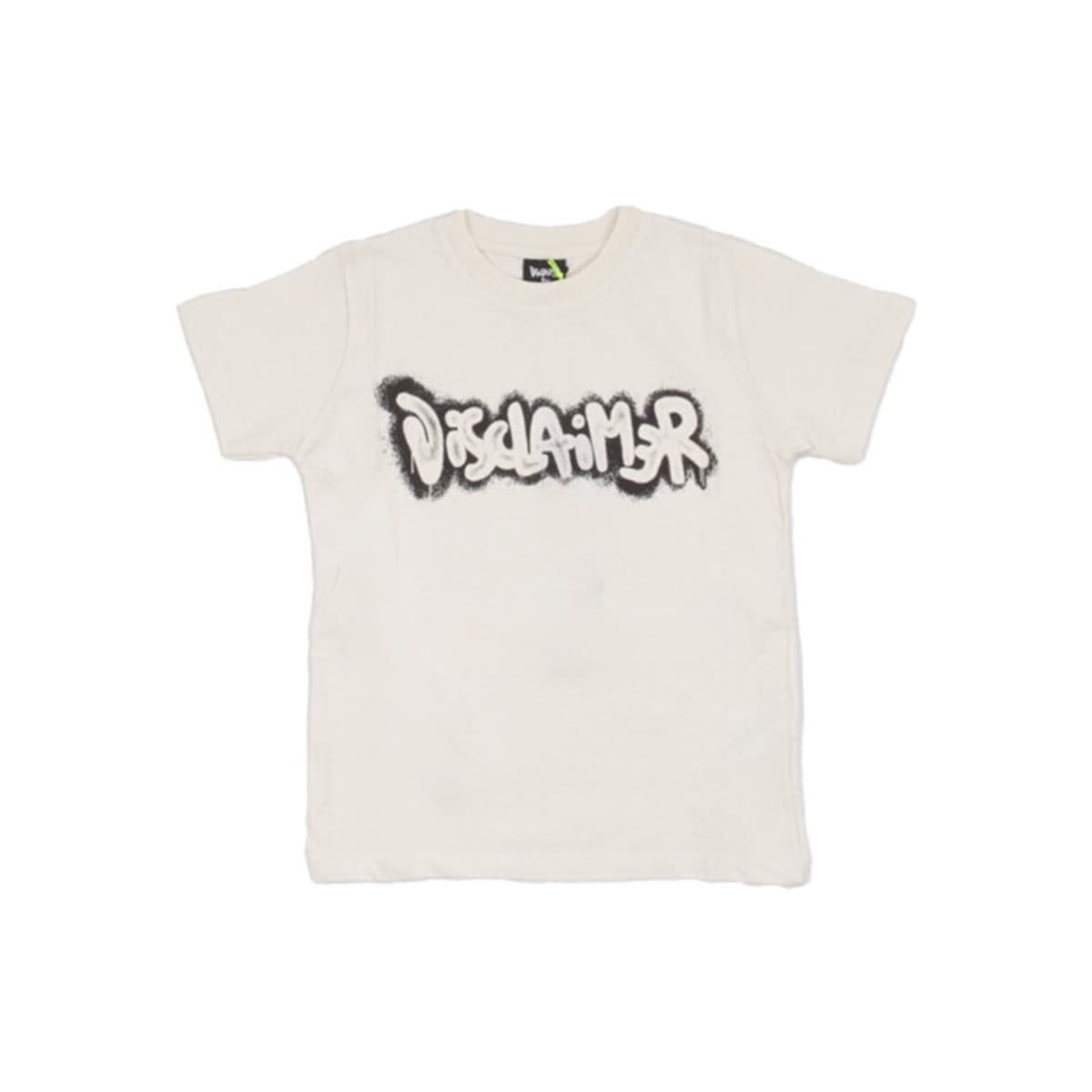 Boys' T-Shirts Disclaimer White