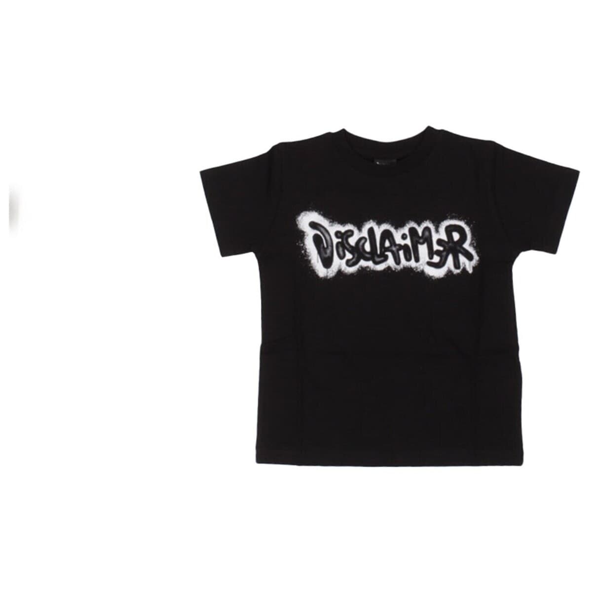 Boys' T-Shirts Disclaimer Black