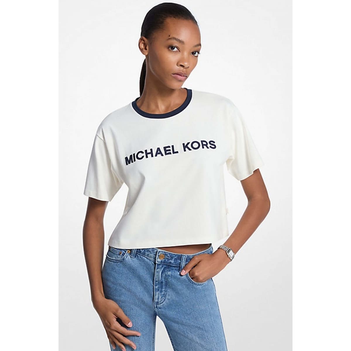 Women's T-Shirts Michael Kors White