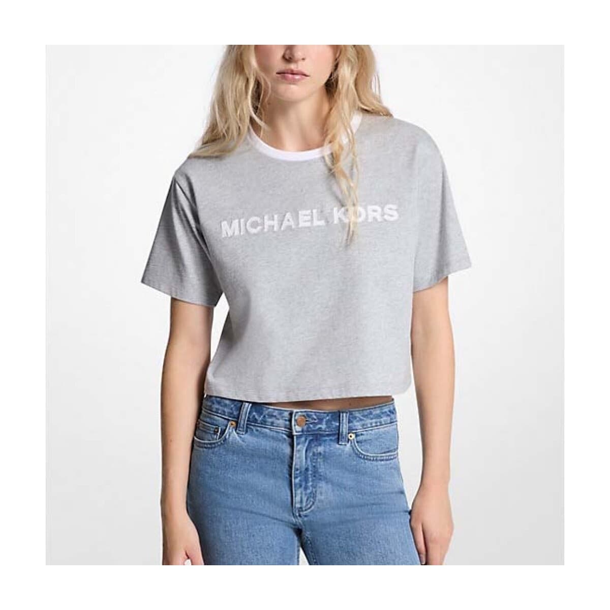 T-shirt με κοντά μανίκια MICHAEL Michael Kors Camisetas Mujer Modèle Mf551wn2zu