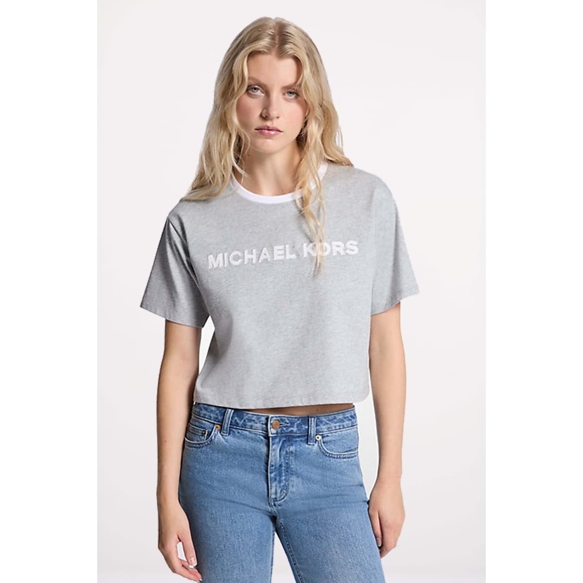 Women's T-Shirts Michael Kors Gray