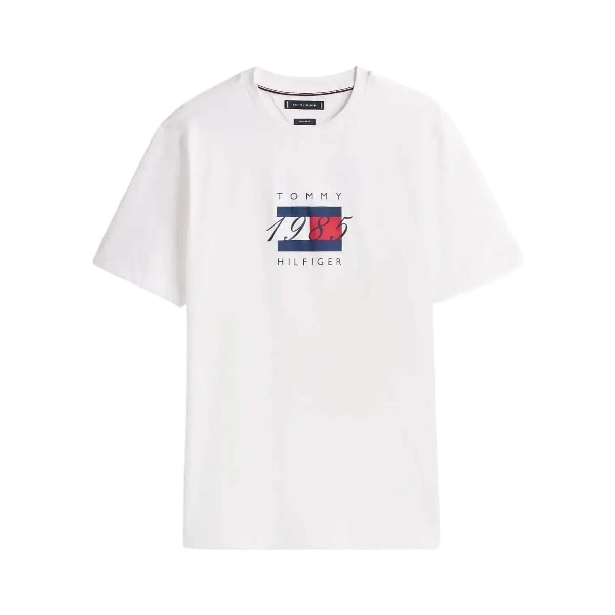 T-shirt με κοντά μανίκια Tommy Hilfiger Camisetas Hombre Modèle Linear Flag Graphic Tee