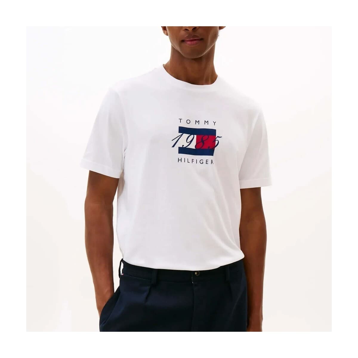 Men's T-Shirts Tommy Hilfiger White