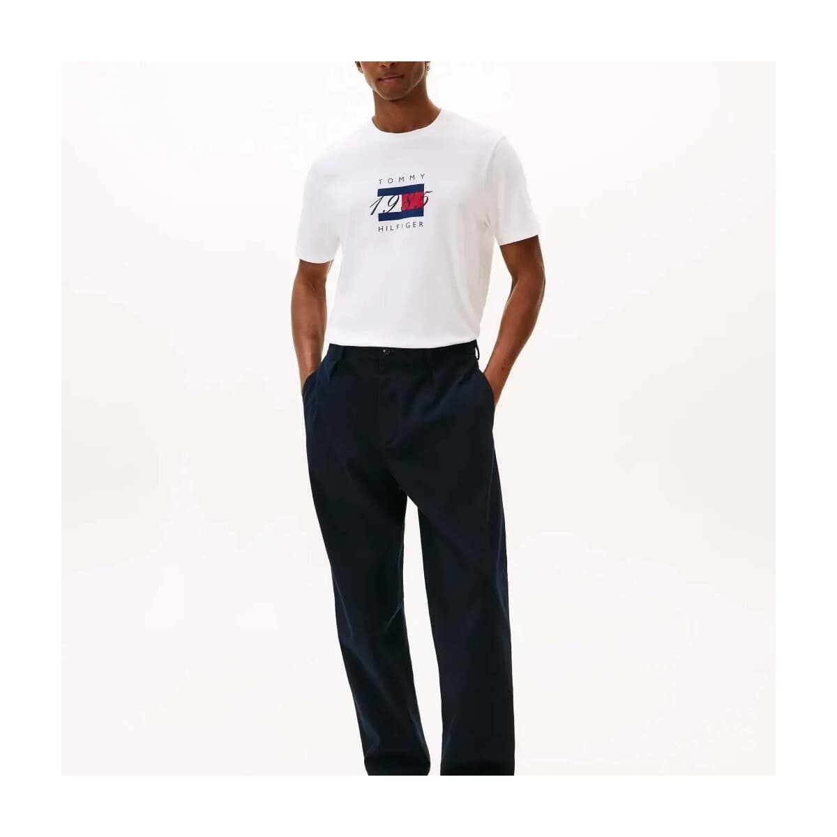 Men's T-Shirts Tommy Hilfiger White