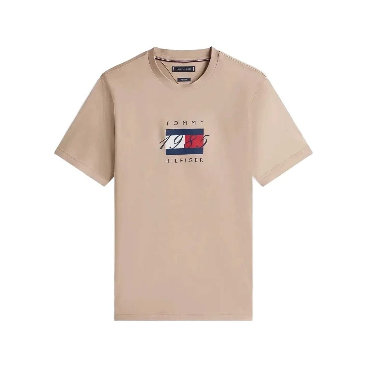 T-shirt με κοντά μανίκια Tommy Hilfiger Camisetas Hombre Modèle Linear Flag Graphic Tee