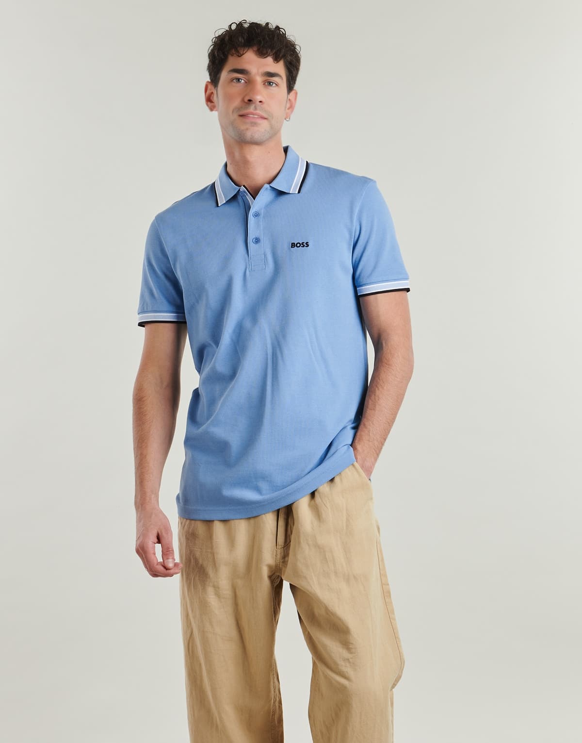 Men's Polo Shirts BOSS Blue