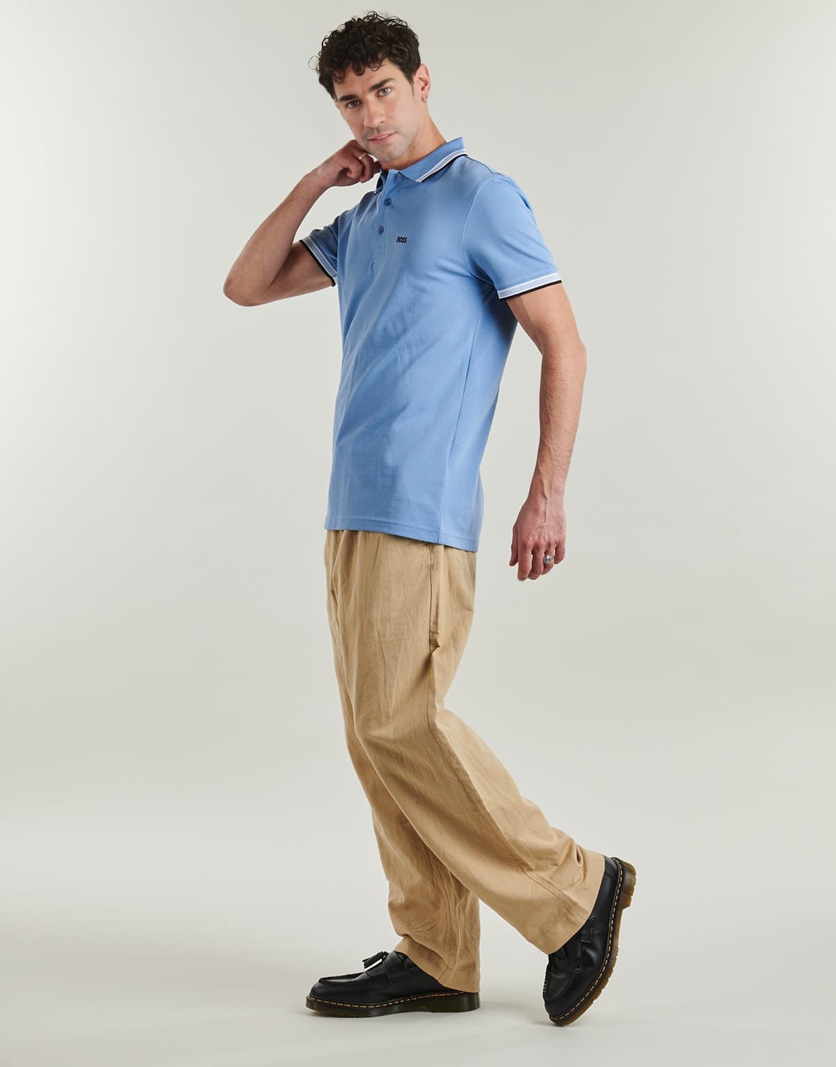 Men's Polo Shirts BOSS Blue