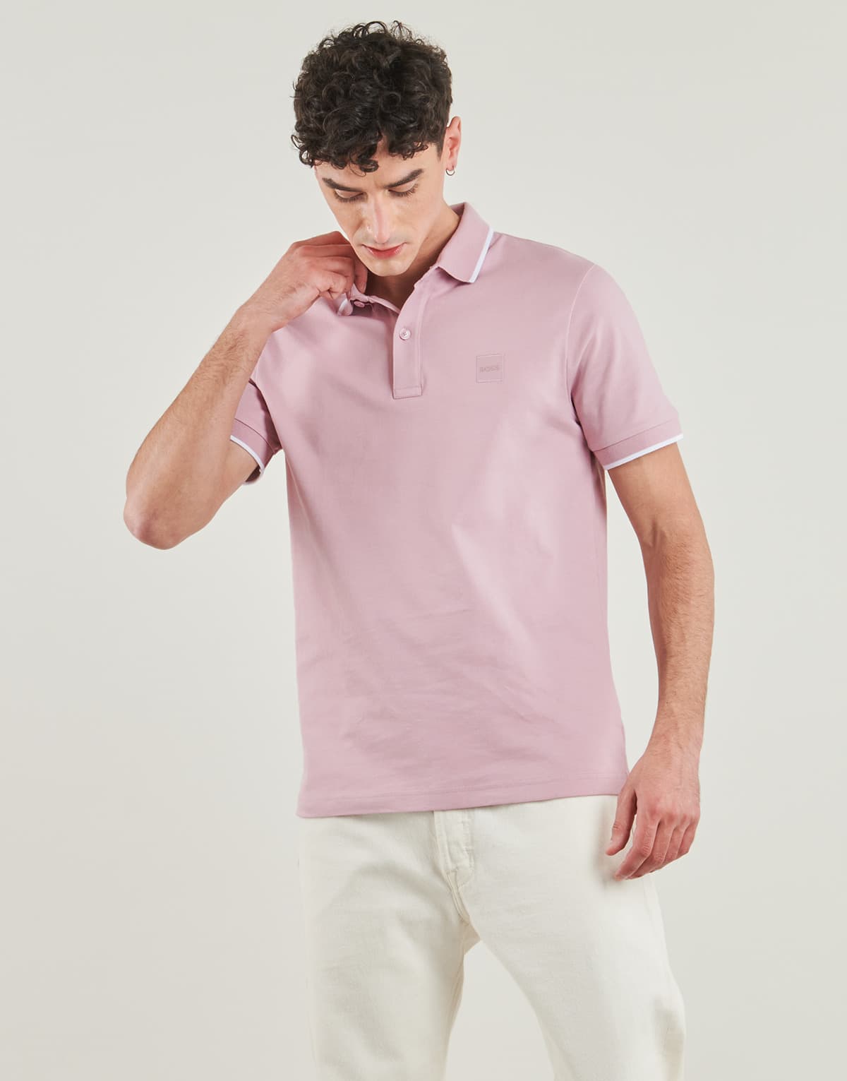 Men's Polo Shirts BOSS Pink