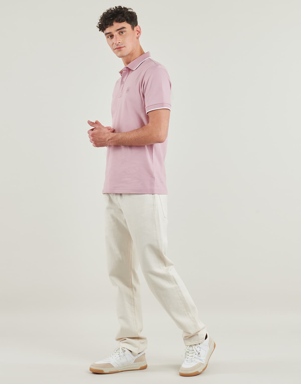 Men's Polo Shirts BOSS Pink