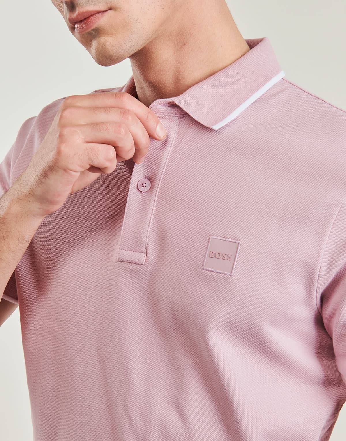 Men's Polo Shirts BOSS Pink
