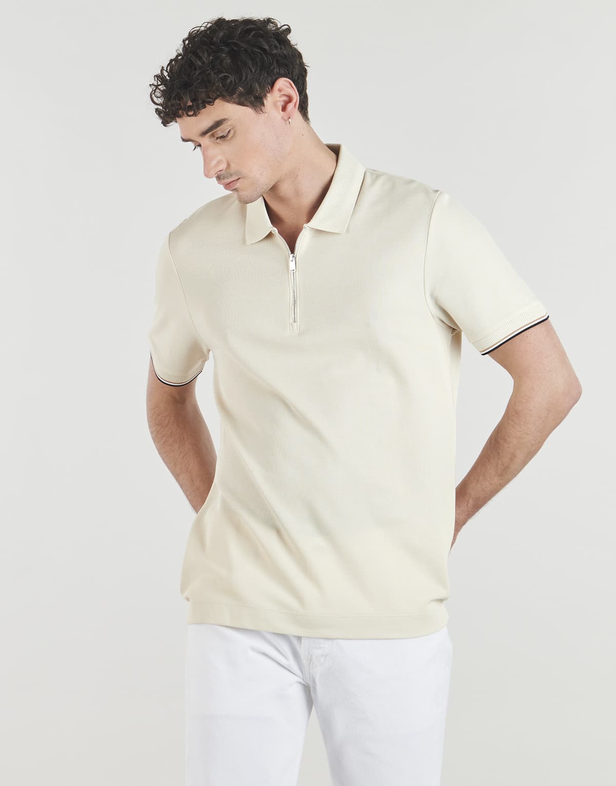 Men's Polo Shirts BOSS Beige
