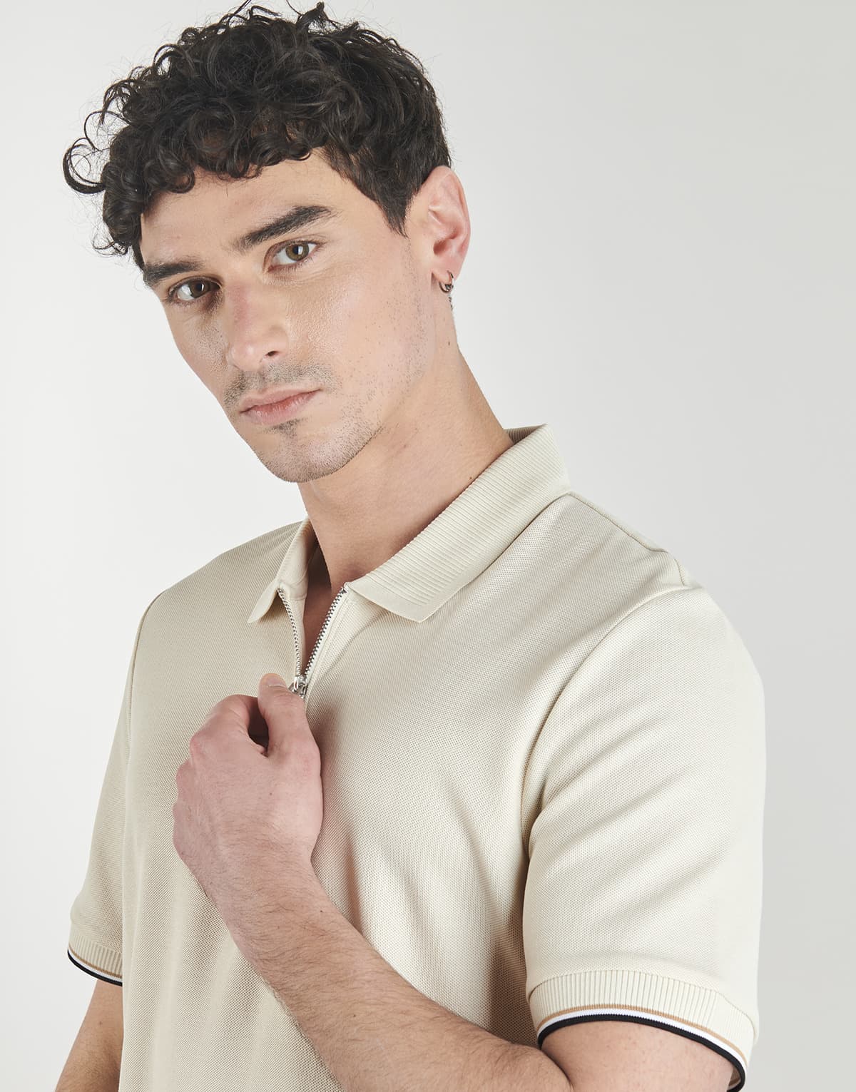 Men's Polo Shirts BOSS Beige
