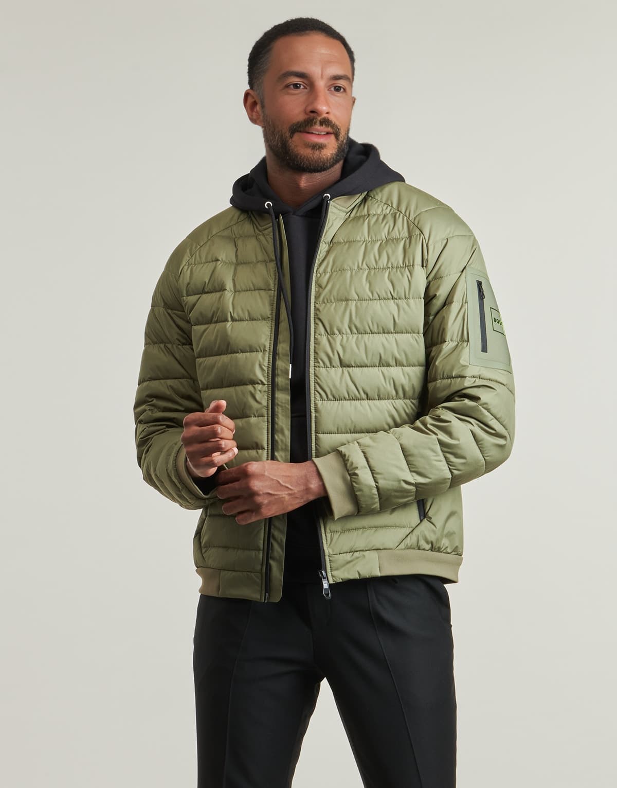 Men's Jackets BOSS Khaki