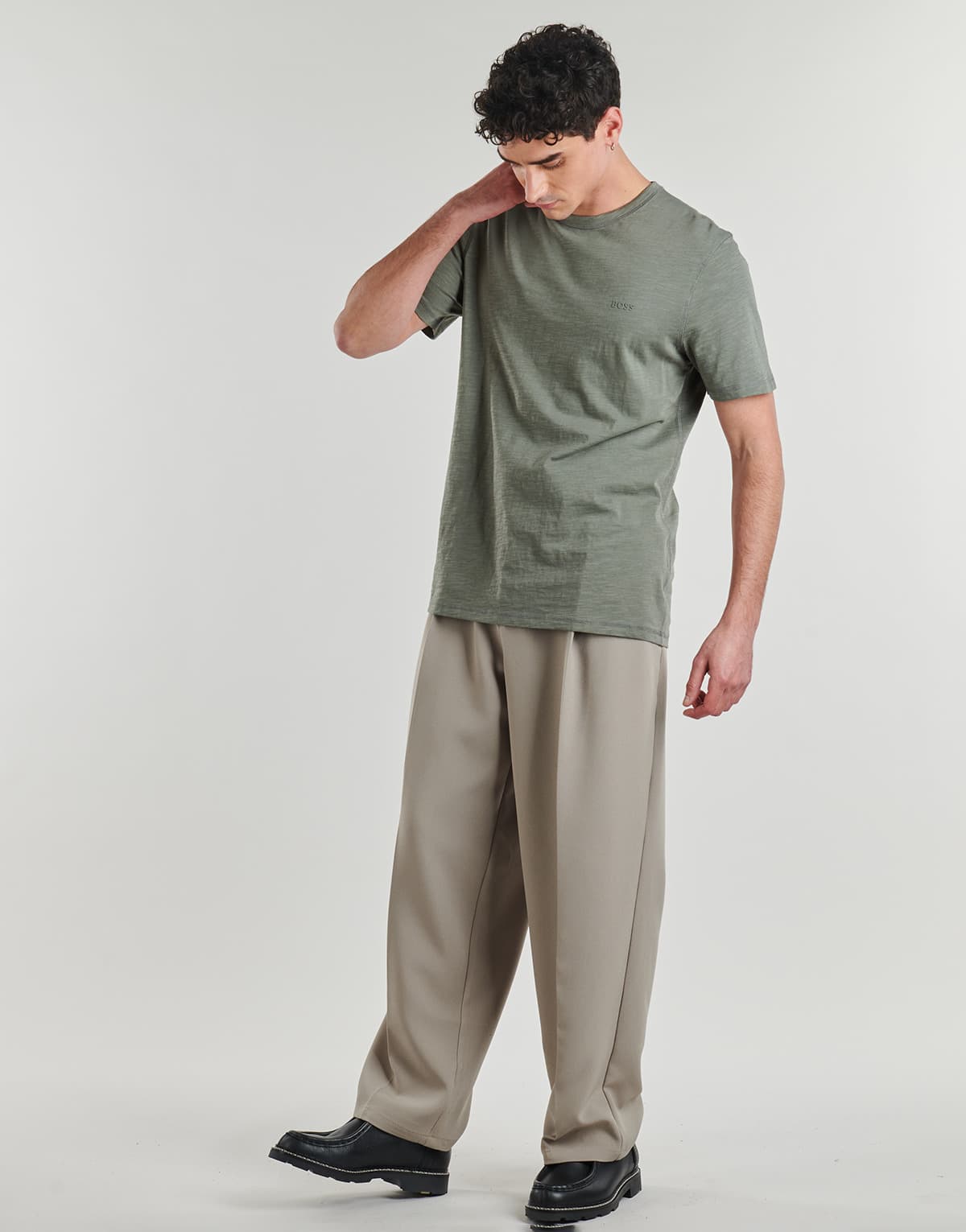 Men's T-Shirts BOSS Khaki