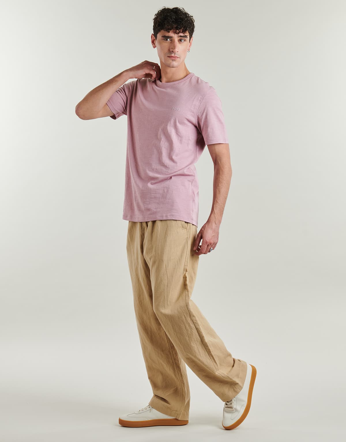 Men's T-Shirts BOSS Pink