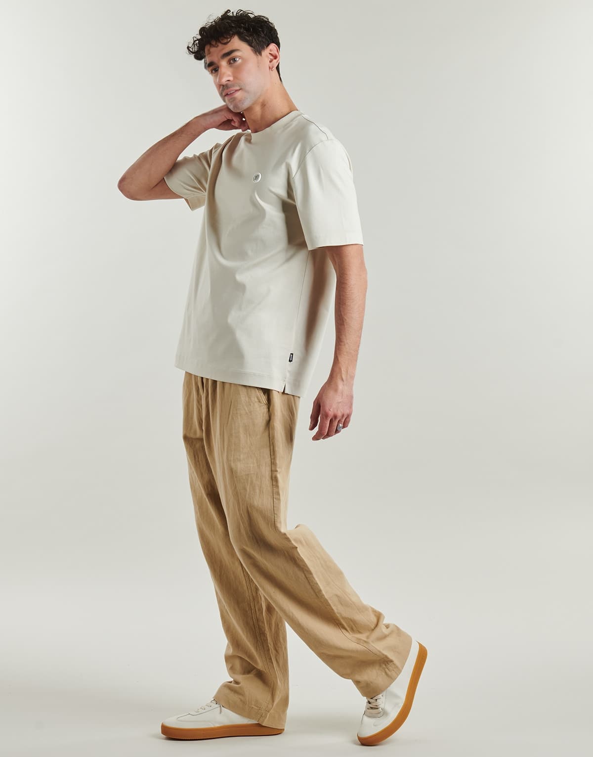 Men's T-Shirts BOSS Beige