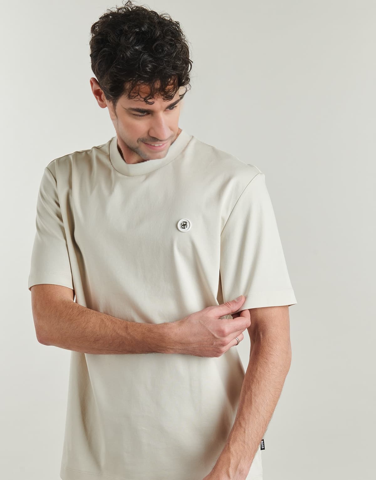 Men's T-Shirts BOSS Beige