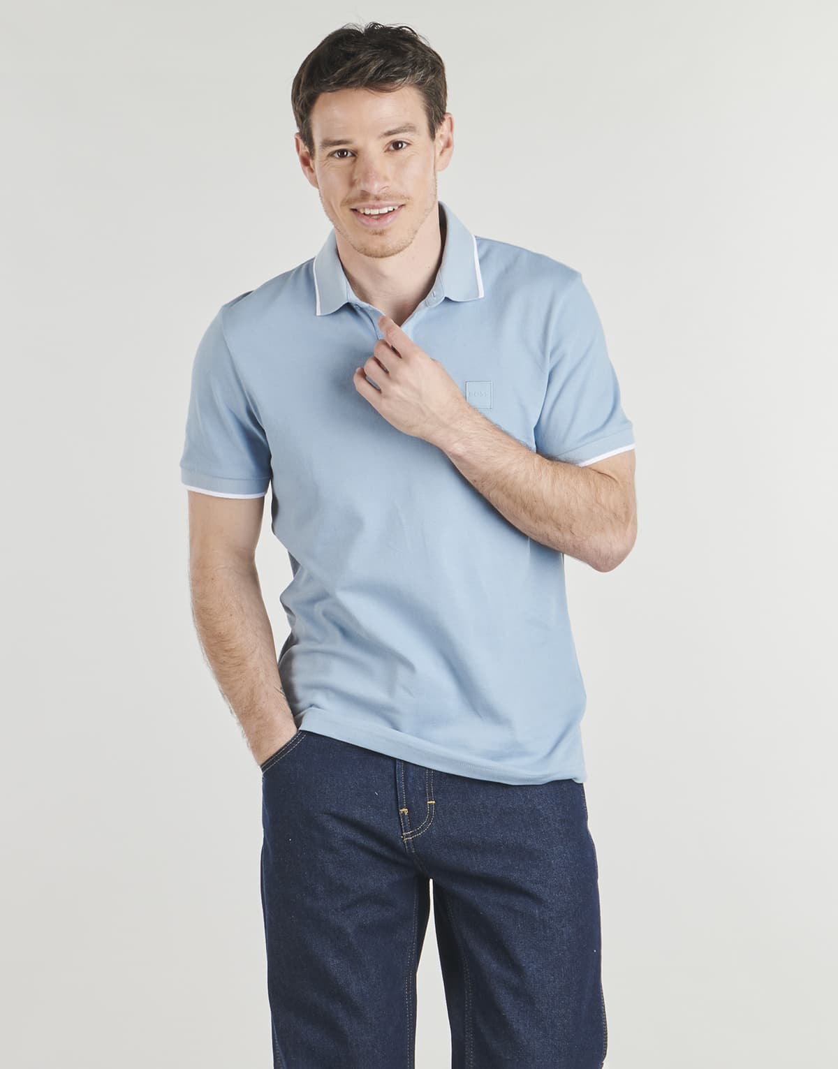 Men's Polo Shirts BOSS Blue