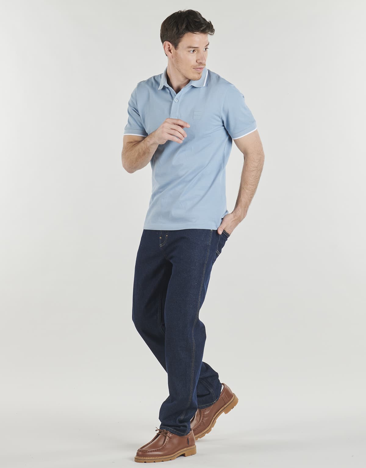 Men's Polo Shirts BOSS Blue