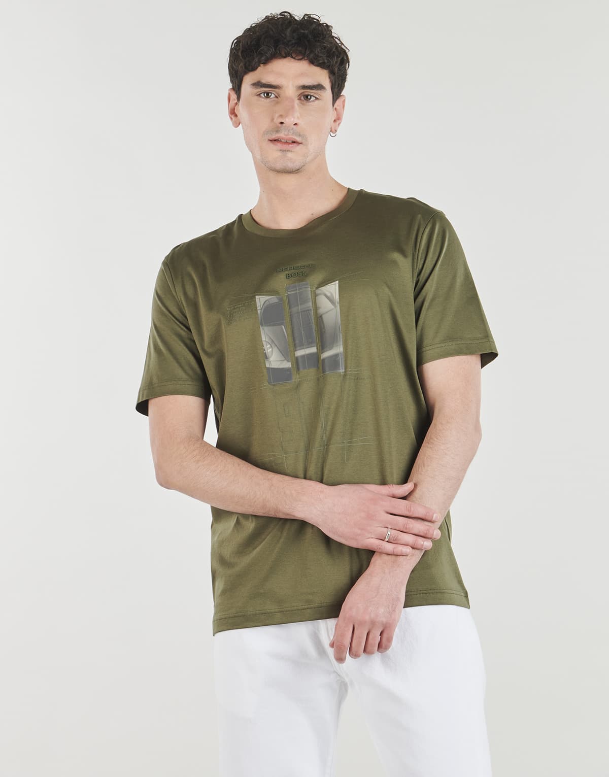 Men's T-Shirts BOSS Khaki