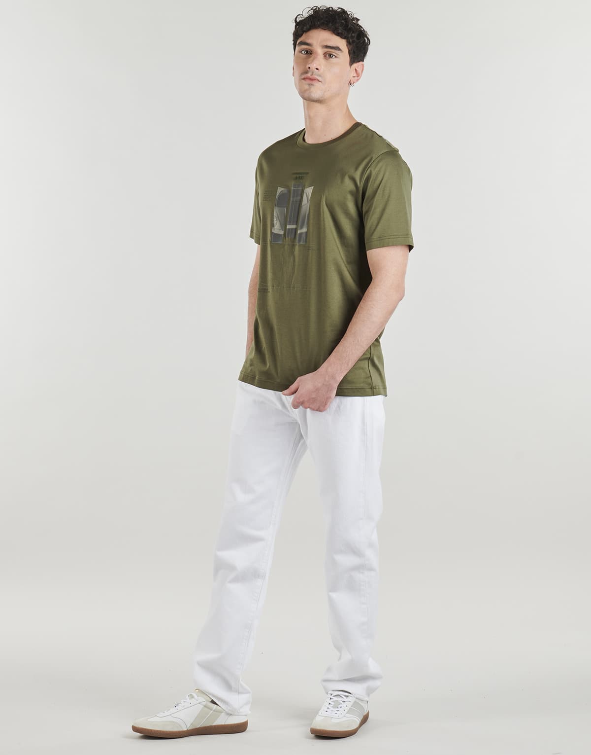 Men's T-Shirts BOSS Khaki