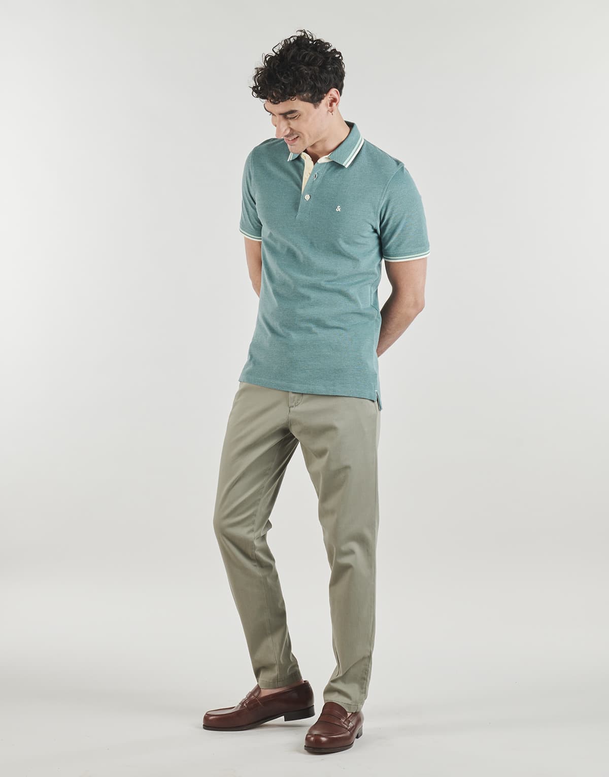 Men's Polo Shirts Jack & Jones Green