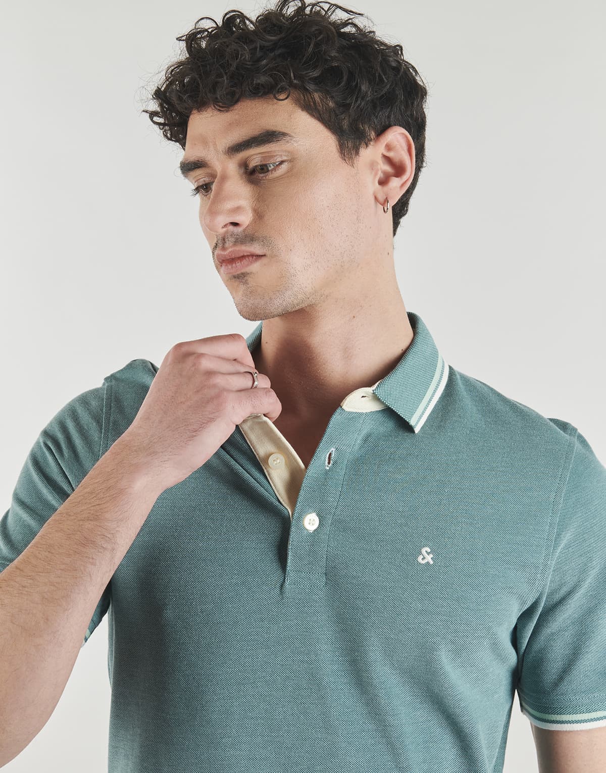 Men's Polo Shirts Jack & Jones Green