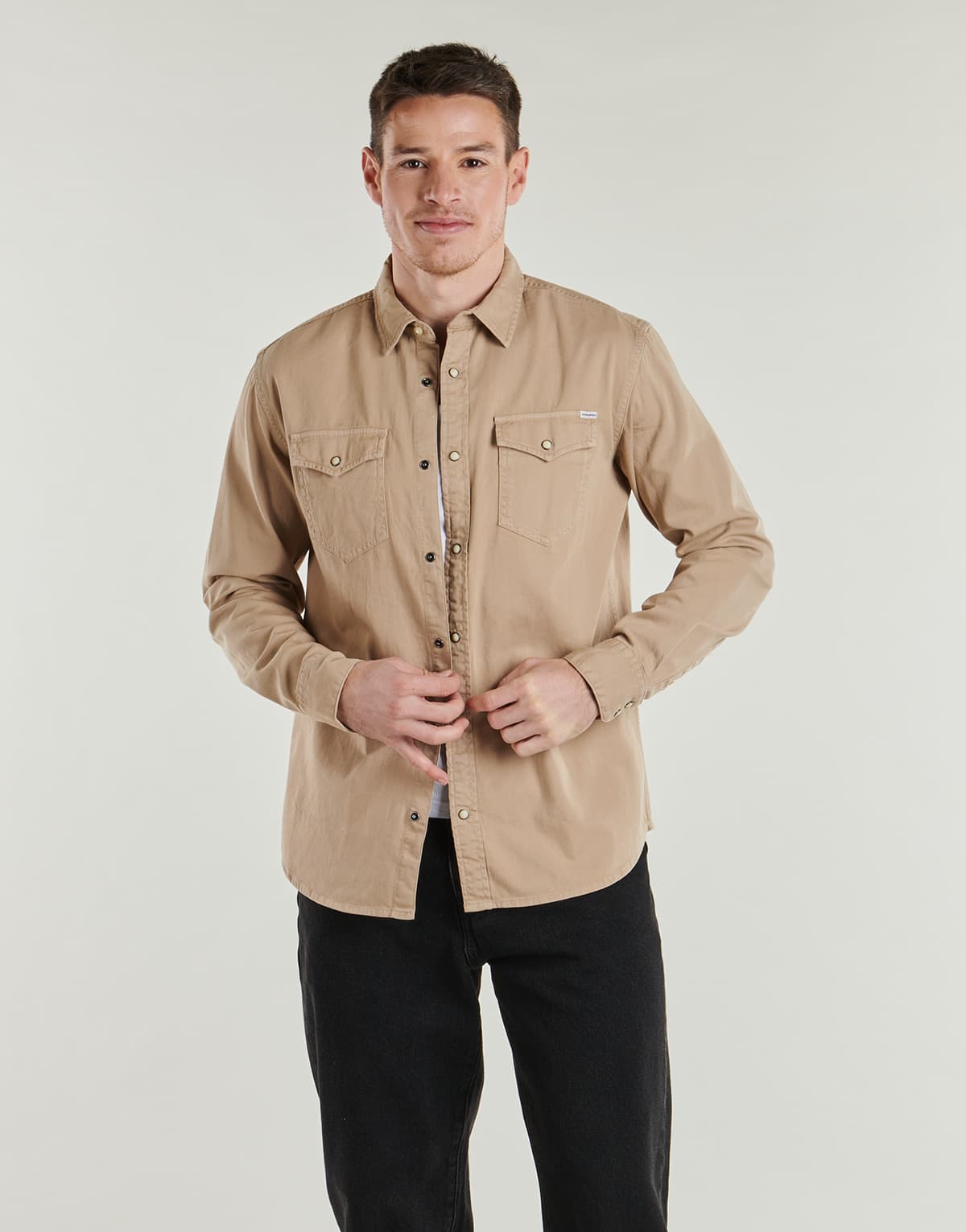 Men's Shirts Jack & Jones Beige