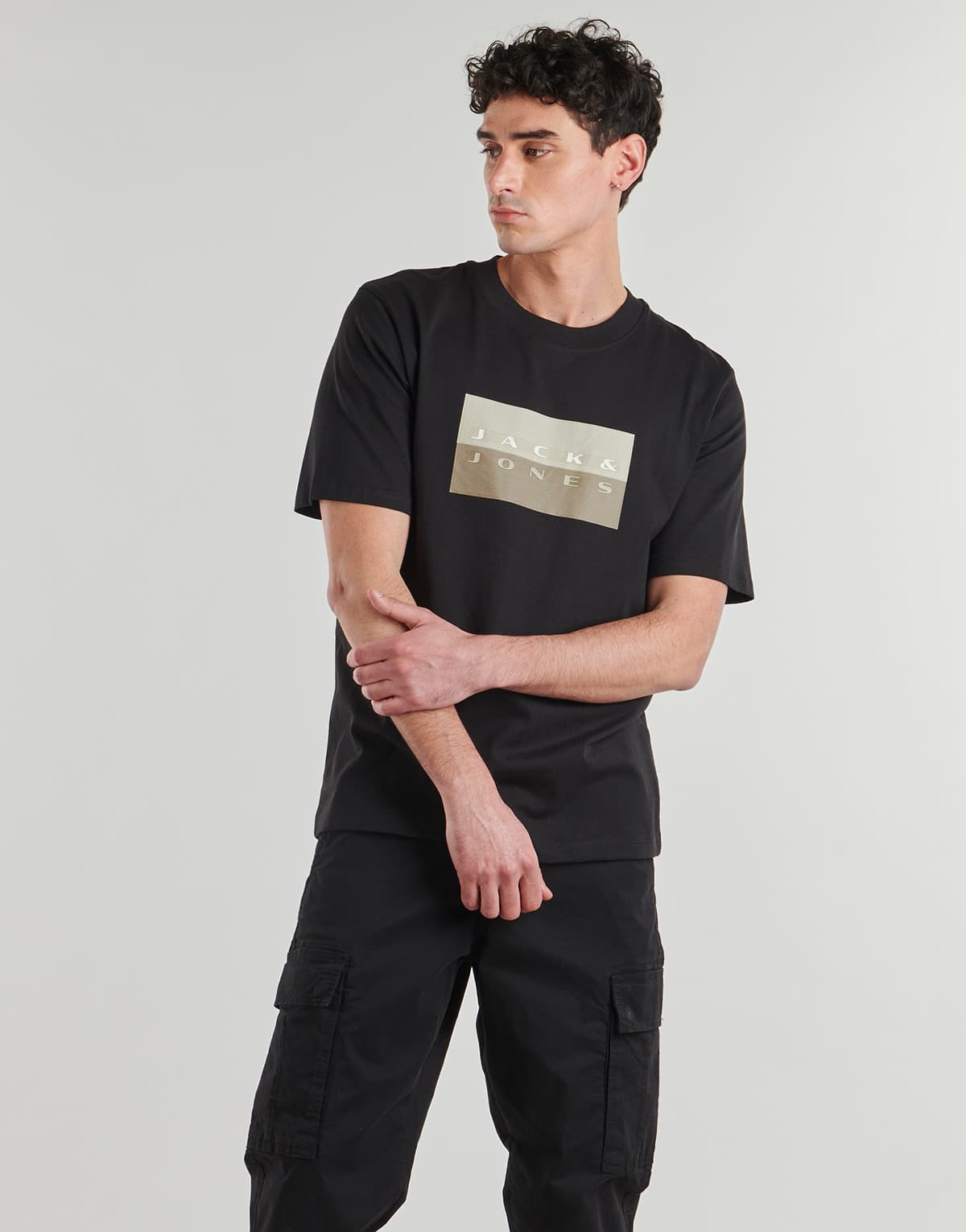 Men's T-Shirts Jack & Jones Black
