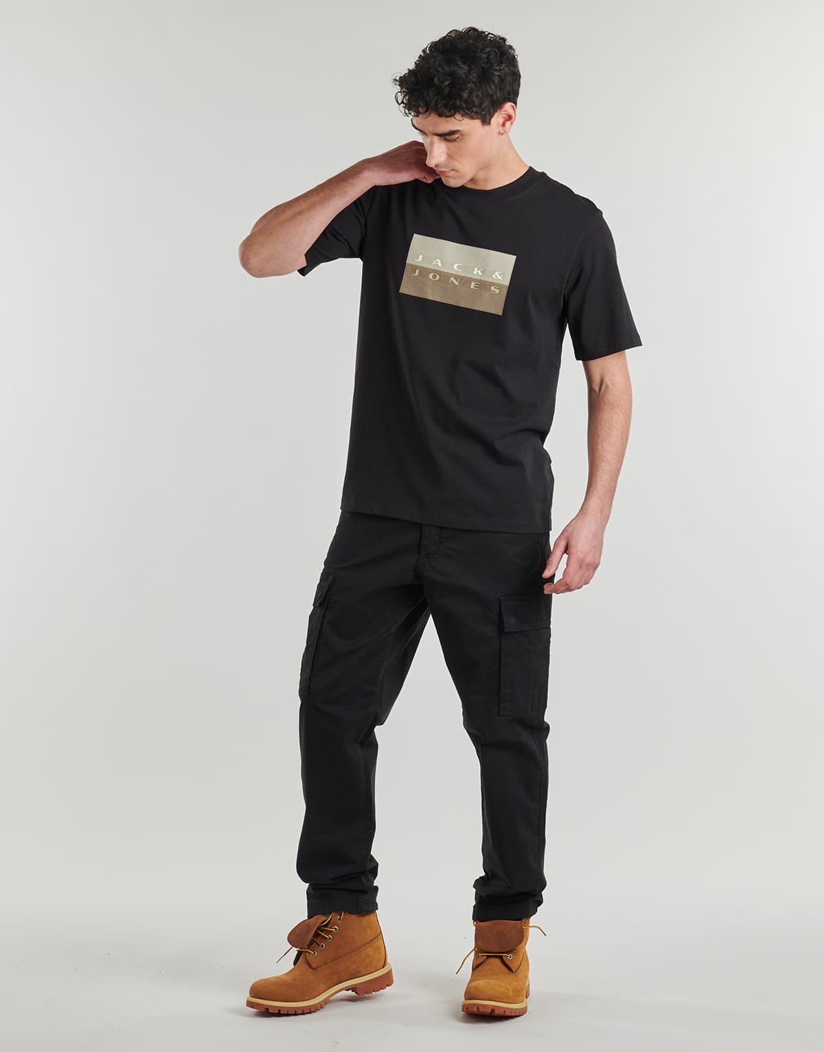 Men's T-Shirts Jack & Jones Black