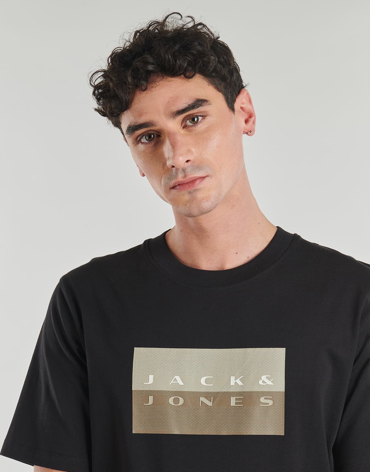 Men's T-Shirts Jack & Jones Black