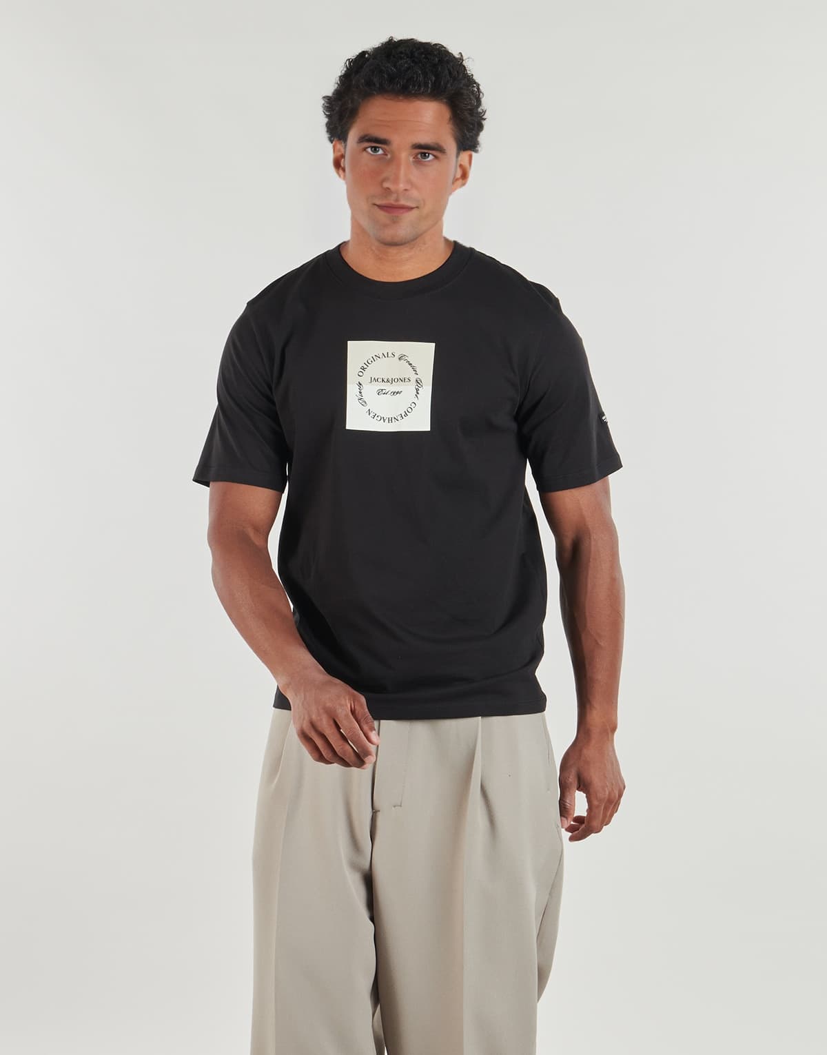 Men's T-Shirts Jack & Jones Black