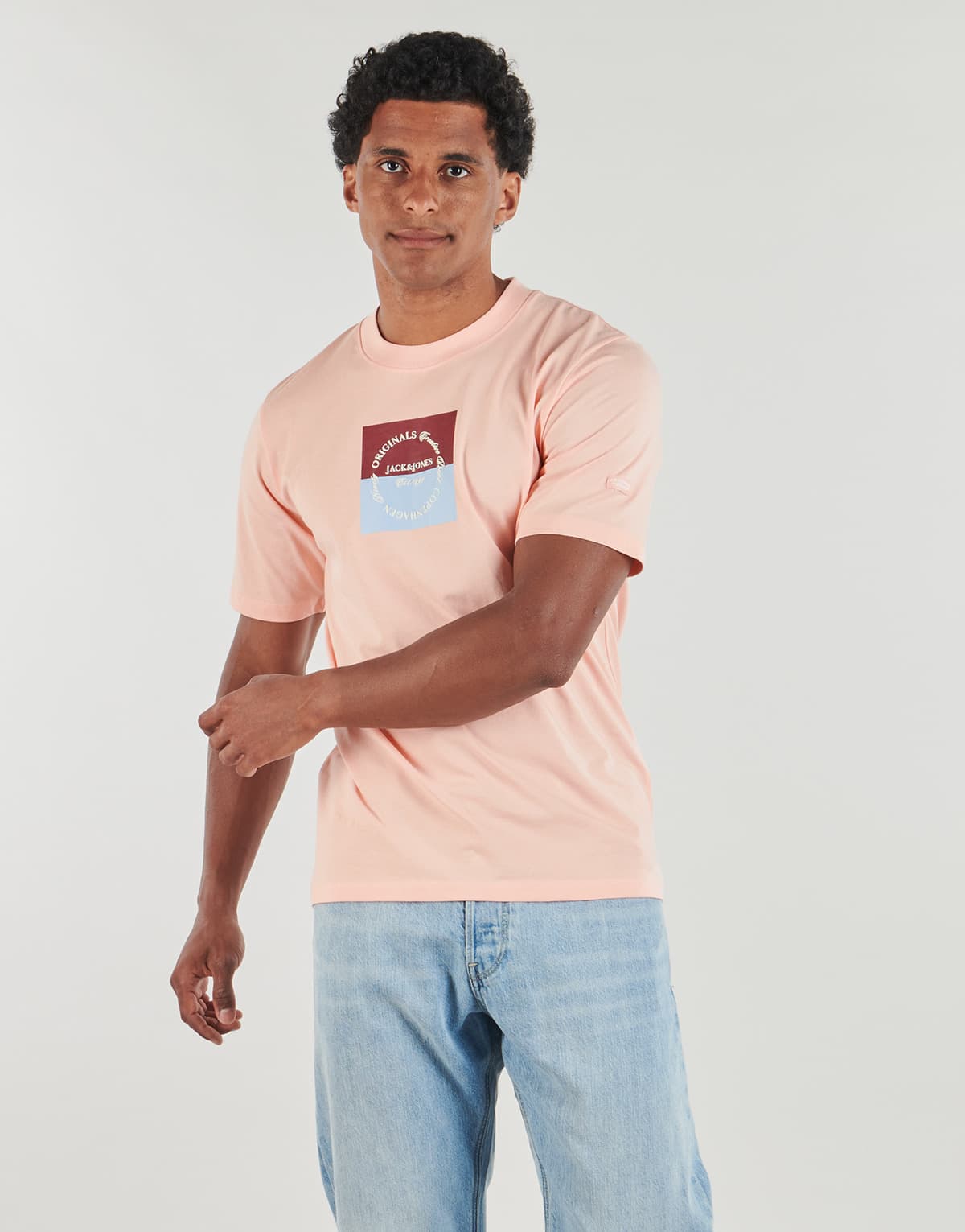 Men's T-Shirts Jack & Jones Pink