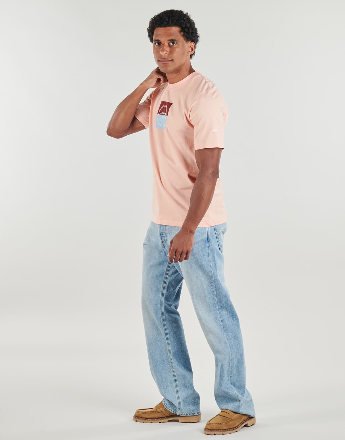 Men's T-Shirts Jack & Jones Pink