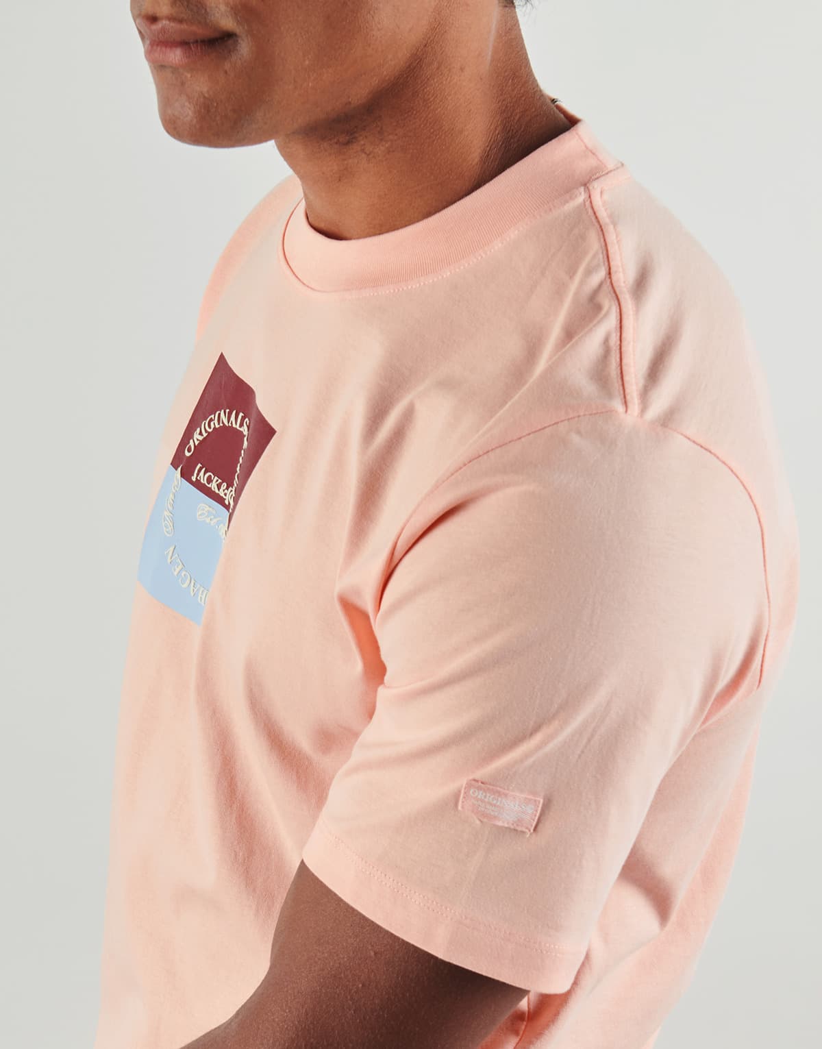 Men's T-Shirts Jack & Jones Pink