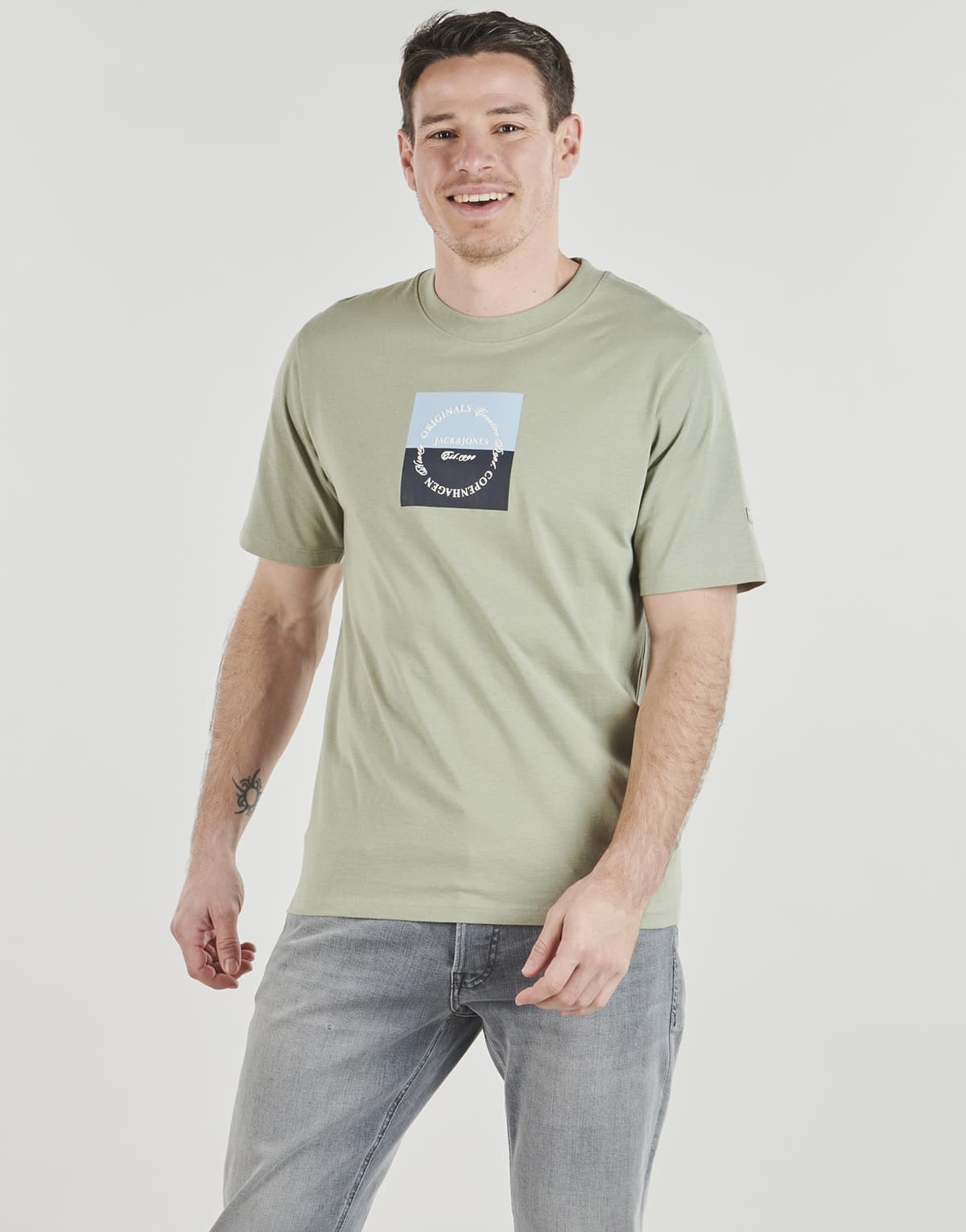 Men's T-Shirts Jack & Jones Khaki