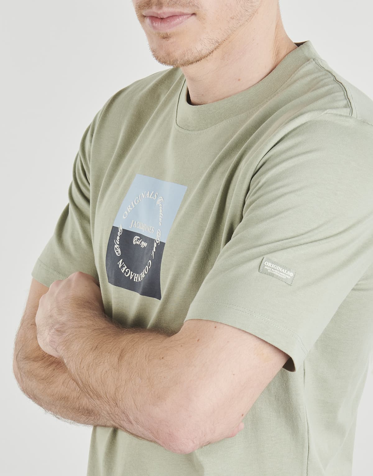 Men's T-Shirts Jack & Jones Khaki