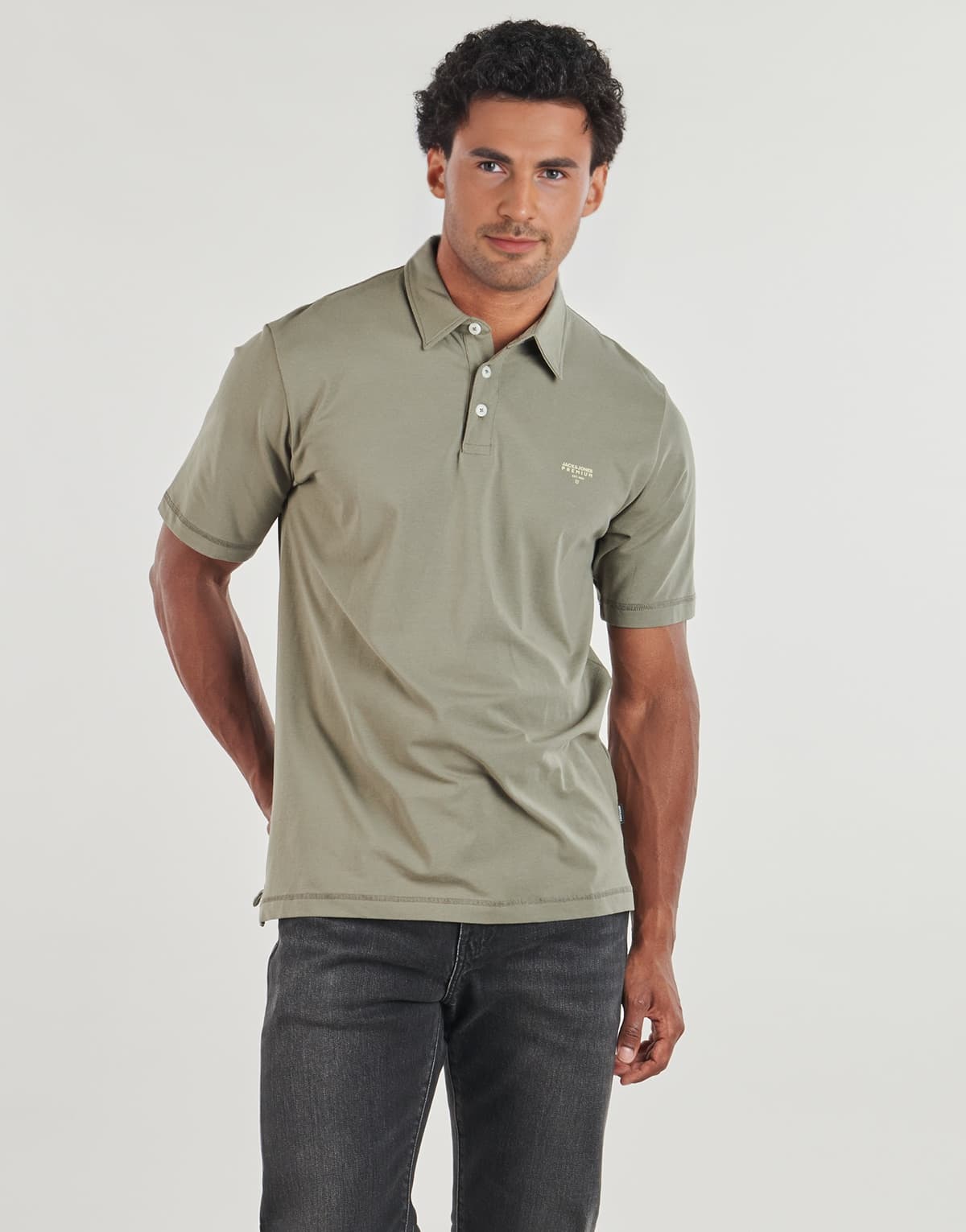 Men's Polo Shirts Jack & Jones Khaki
