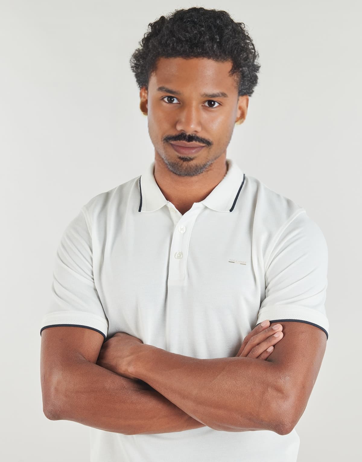 Men's Polo Shirts Jack & Jones White