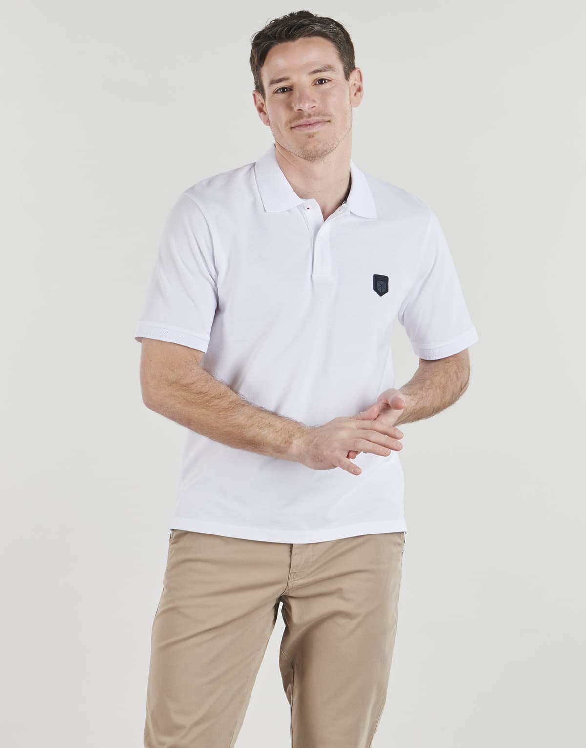 Men's Polo Shirts Jack & Jones White