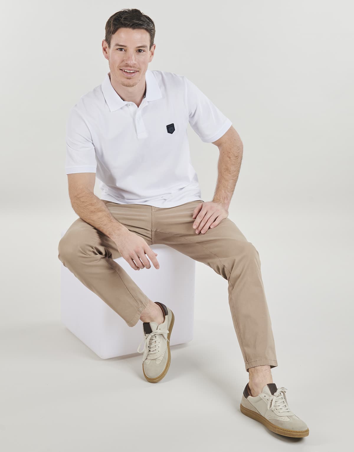 Men's Polo Shirts Jack & Jones White