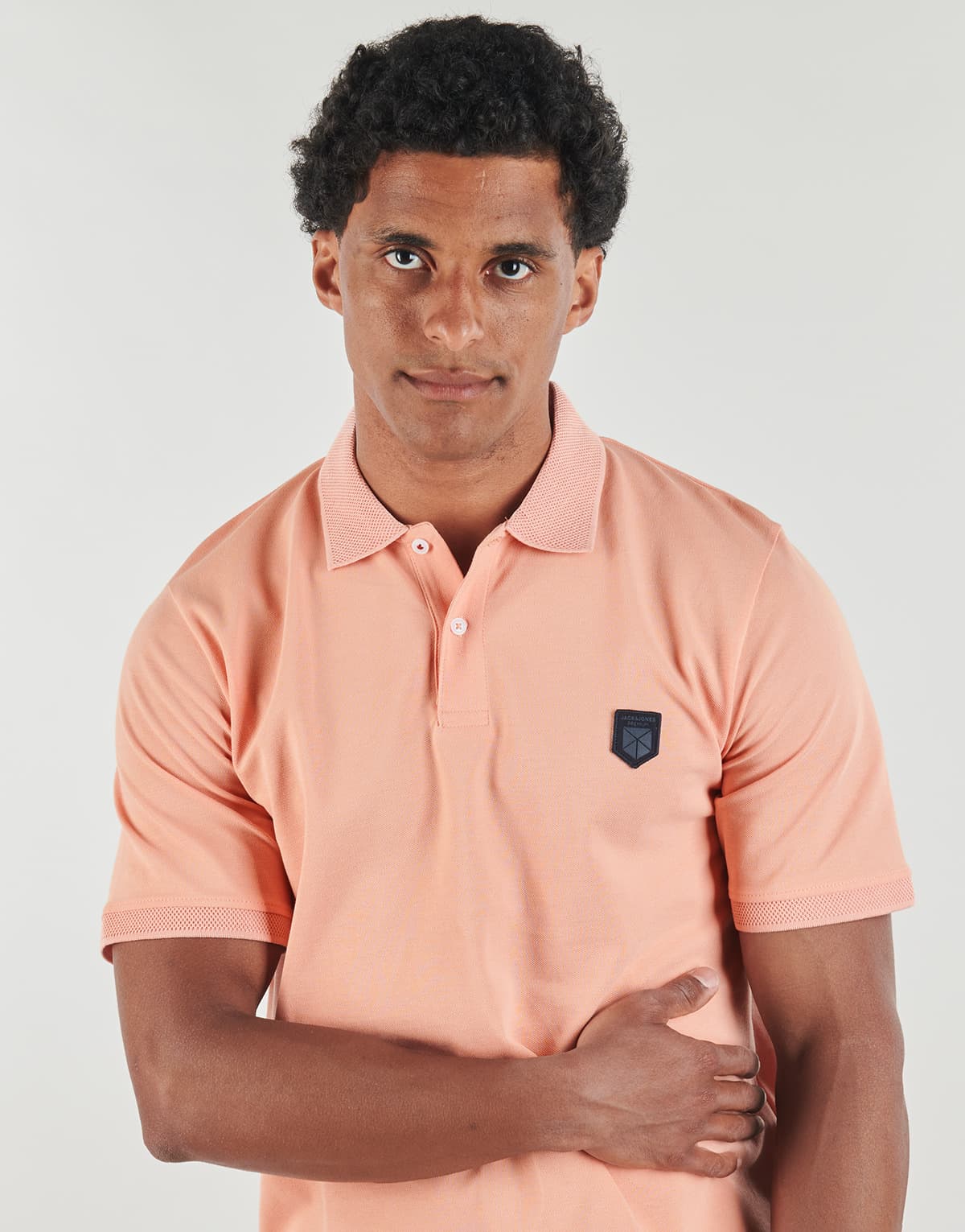 Men's Polo Shirts Jack & Jones Orange